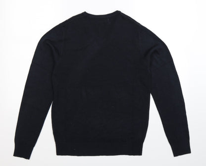 Cedar Wood State Mens Blue  Knit Pullover Jumper Size S