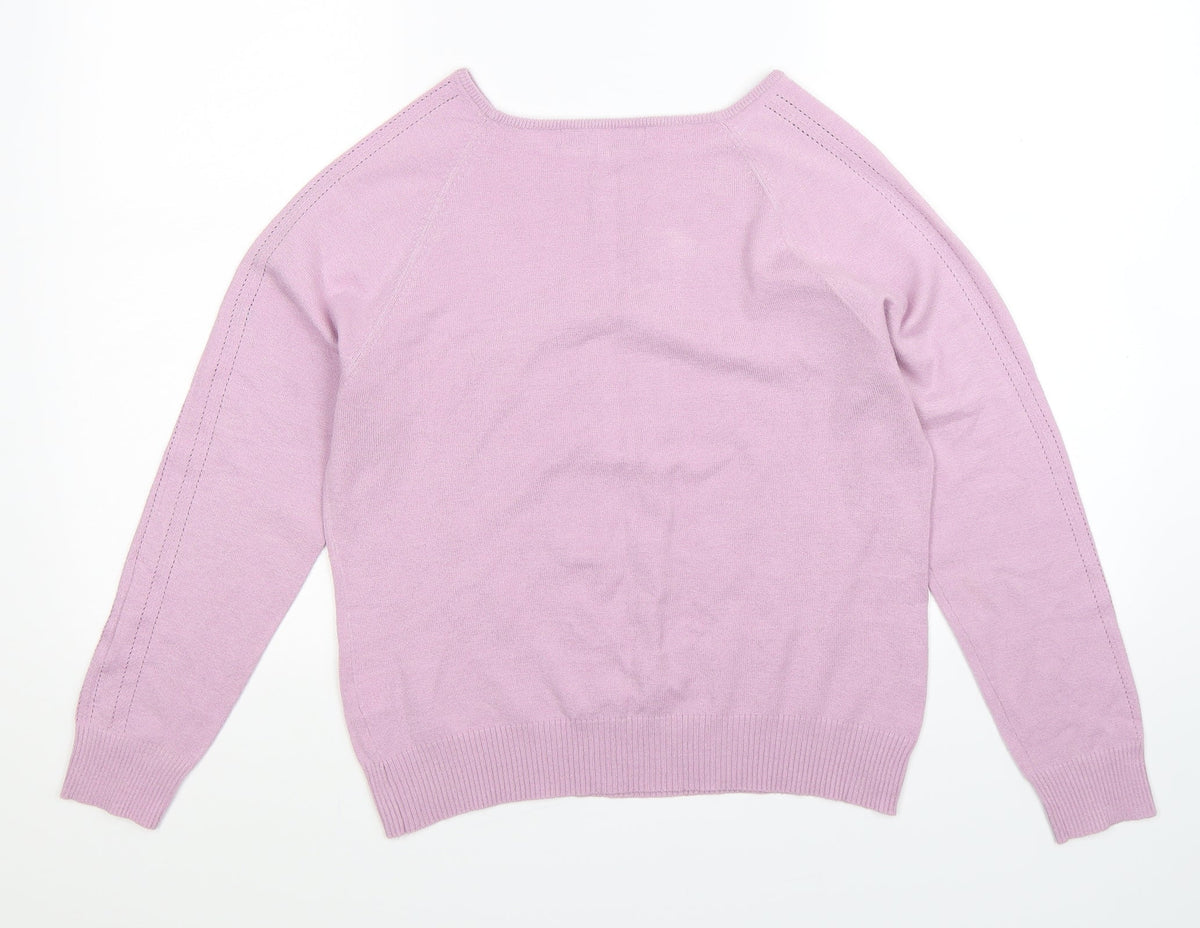Autonomy Womens Pink  Knit Pullover Jumper Size 16