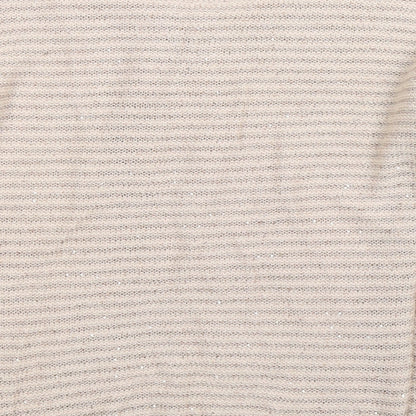 Therapy Womens Beige  Knit Pullover Jumper Size M