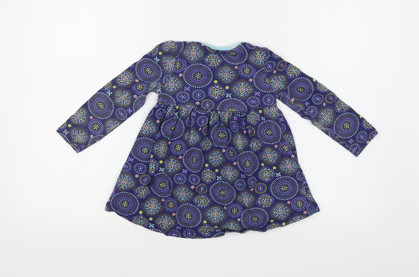 Mini Club Girls Purple Floral  A-Line  Size 2-3 Years
