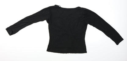 Papaya Womens Black   Pullover Jumper Size 14