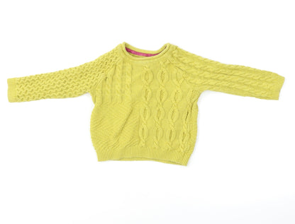 Tu Baby Yellow   Pullover Jumper Size 12-18 Months