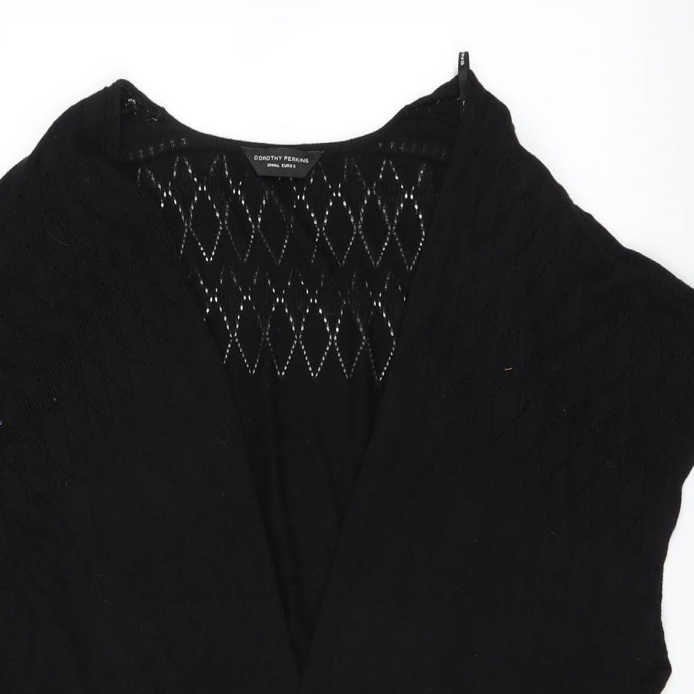 Dorothy Perkins Womens Black   Cardigan Jumper Size S