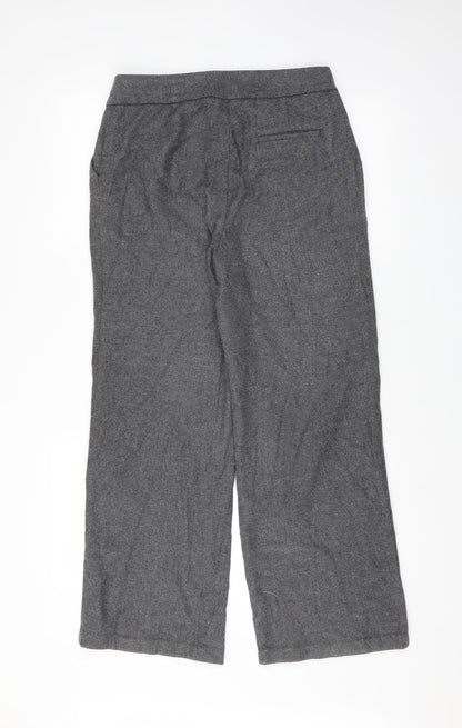 Womens UK Size 10 Marks and Spencer Regular Fit Dress Pants Grey Trousers