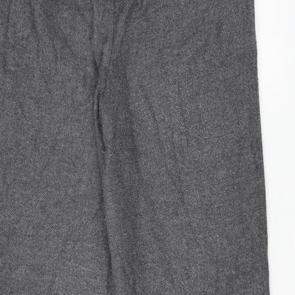 Womens UK Size 10 Marks and Spencer Regular Fit Dress Pants Grey Trousers