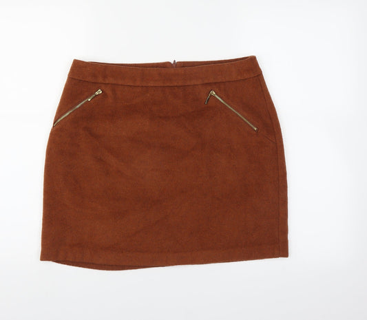 George Womens Brown   A-Line Skirt Size 12