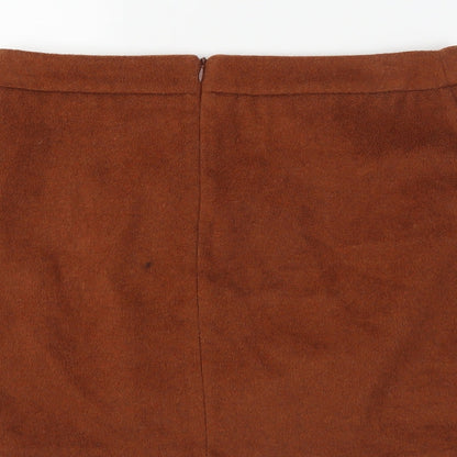 George Womens Brown   A-Line Skirt Size 12