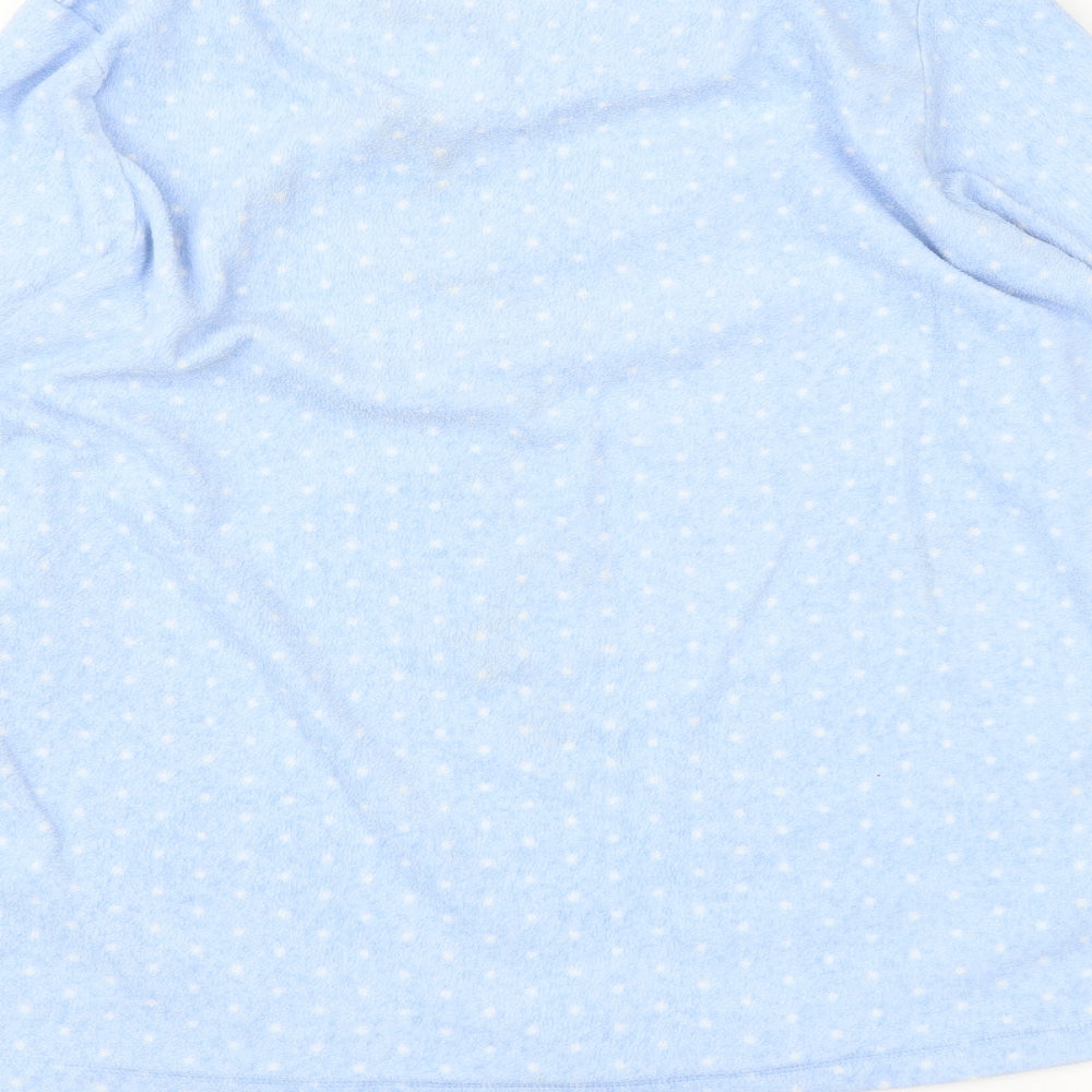 love to lounge Womens Blue Polka Dot  Pullover Jumper Size M