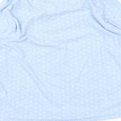 love to lounge Womens Blue Polka Dot  Pullover Jumper Size M