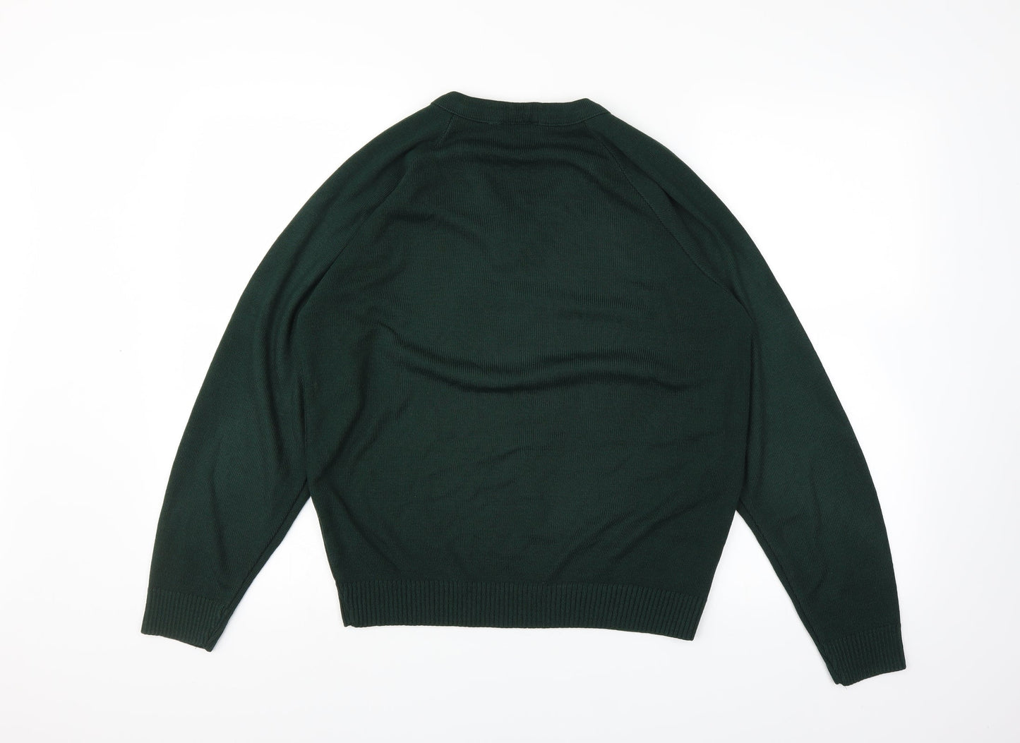 Michael Sehgal Mens Green   Pullover Jumper Size S