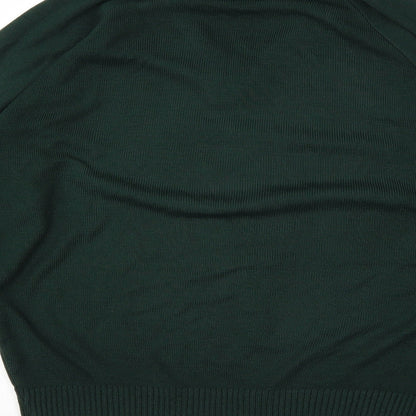 Michael Sehgal Mens Green   Pullover Jumper Size S