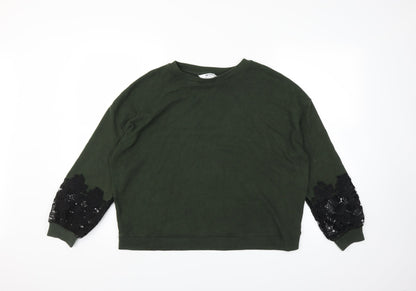 Dorothy Perkins Womens Green   Pullover Jumper Size 14