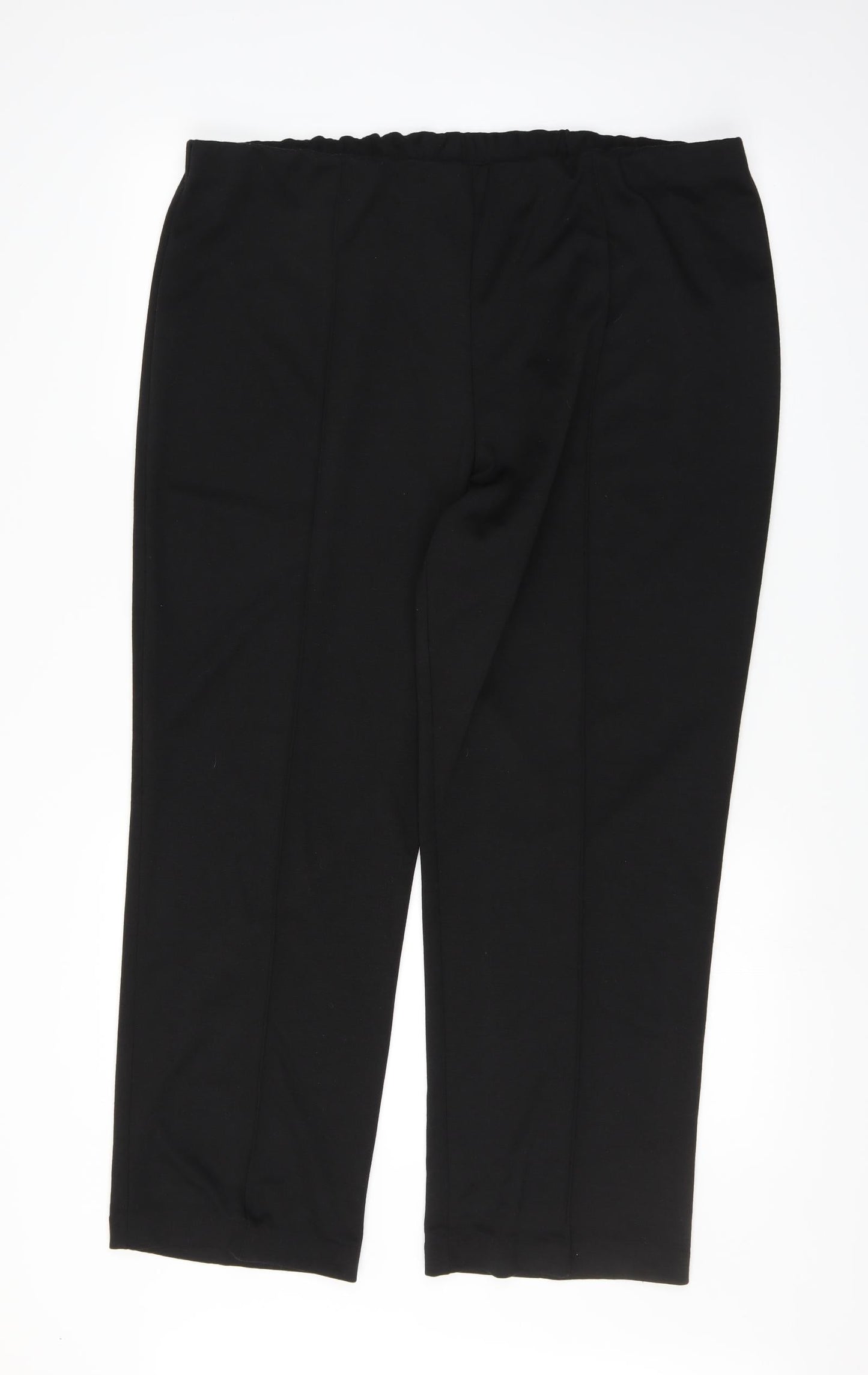 Womens UK Size 20 Bonmarché Regular Fit  Black Trousers