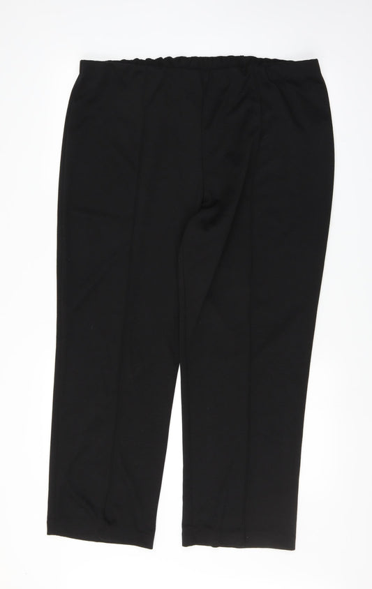 Bonmarché Womens Black   Trousers  Size 20 L26 in