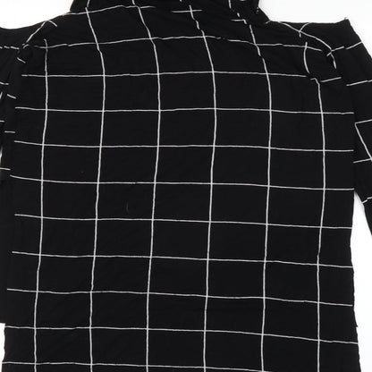 Womens UK Size 12 Select Black Basic T-Shirt