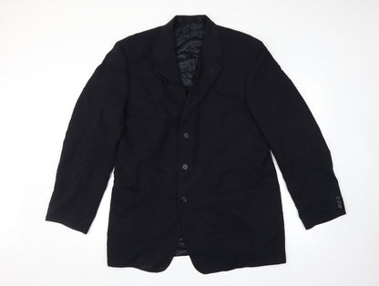 Mens UK Size 40 Preworn Regular Blue Suit Jacket