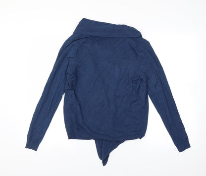 M&Co Womens Blue   Cardigan Jumper Size S