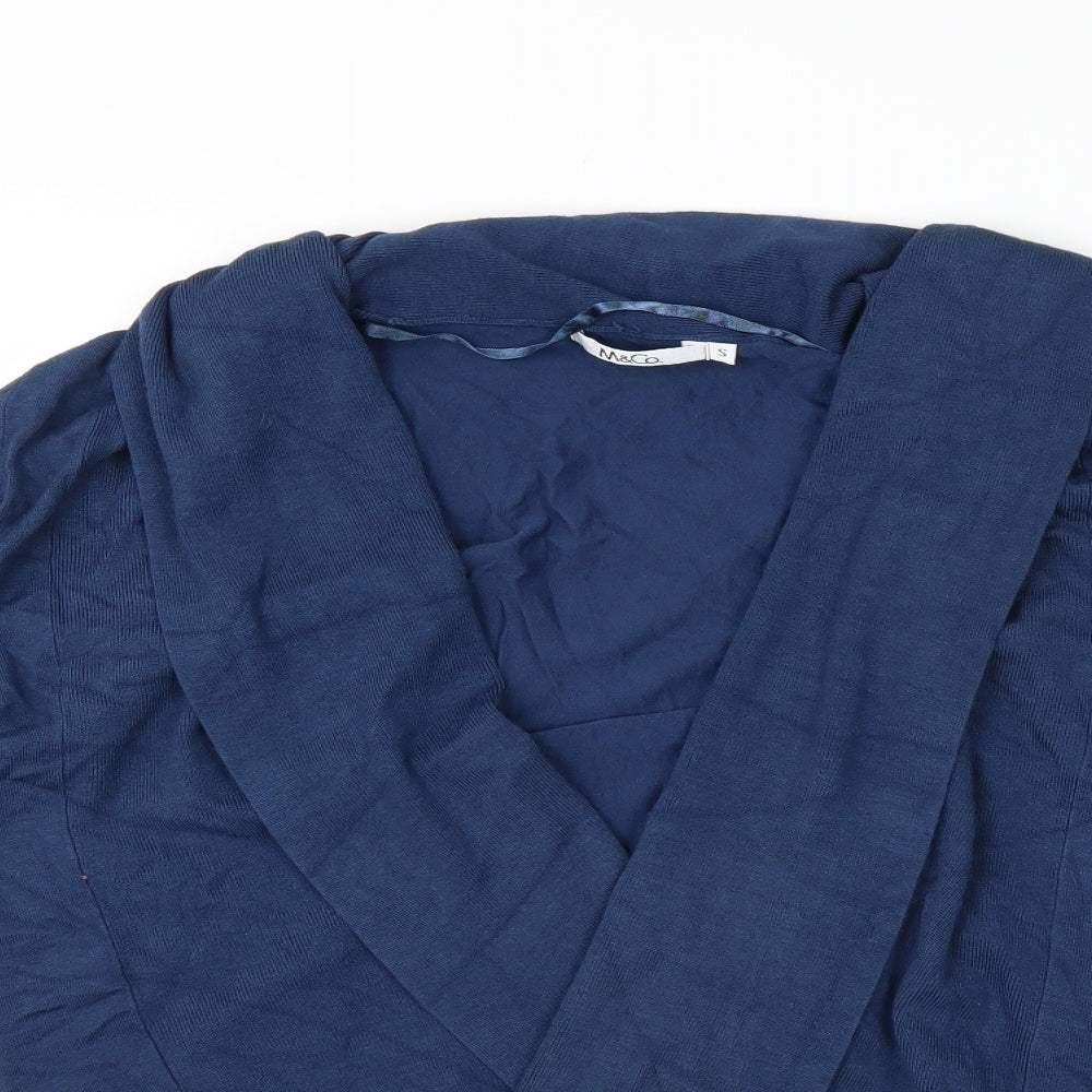 M&Co Womens Blue   Cardigan Jumper Size S
