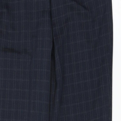 Womens UK Size 20 Marks and Spencer Regular Fit Dress Pants Blue Trousers