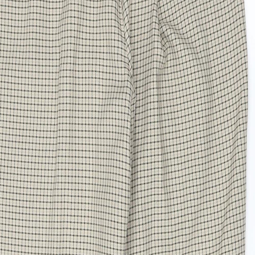 Womens UK Size 18 Preworn Regular Fit  White Trousers