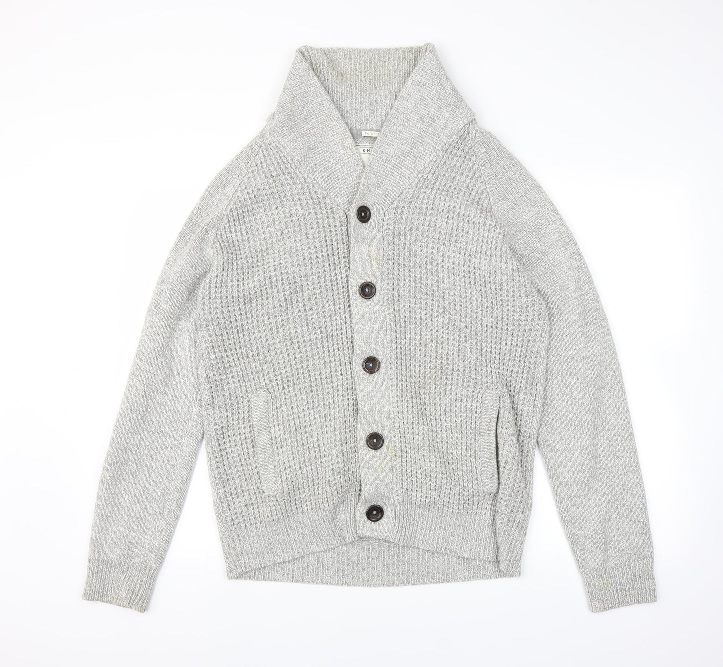 F&F Womens Grey  Knit Jacket  Size L