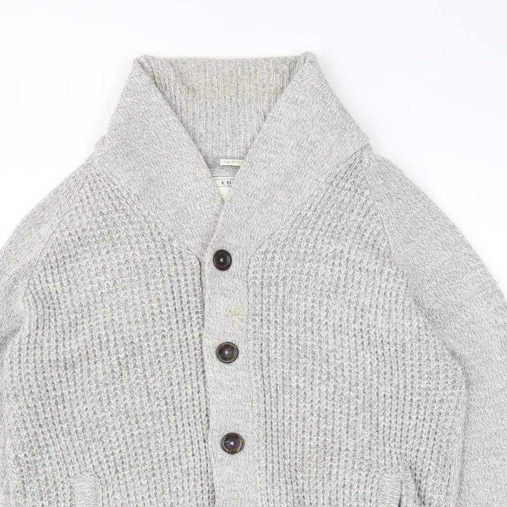 F&F Womens Grey  Knit Jacket  Size L