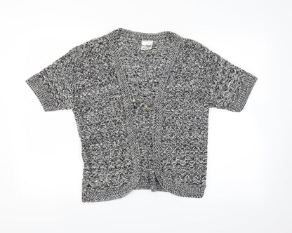 Pulse Womens Grey  Knit Cardigan Jumper Size S