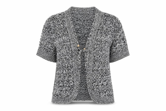 Pulse Womens Grey  Knit Cardigan Jumper Size S