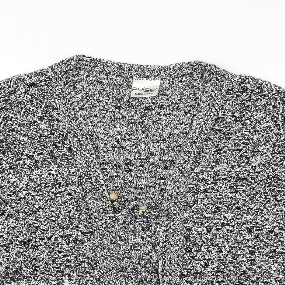 Pulse Womens Grey  Knit Cardigan Jumper Size S