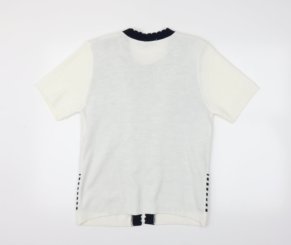 Hand to Hand  Womens White   Pullover Jumper Size M