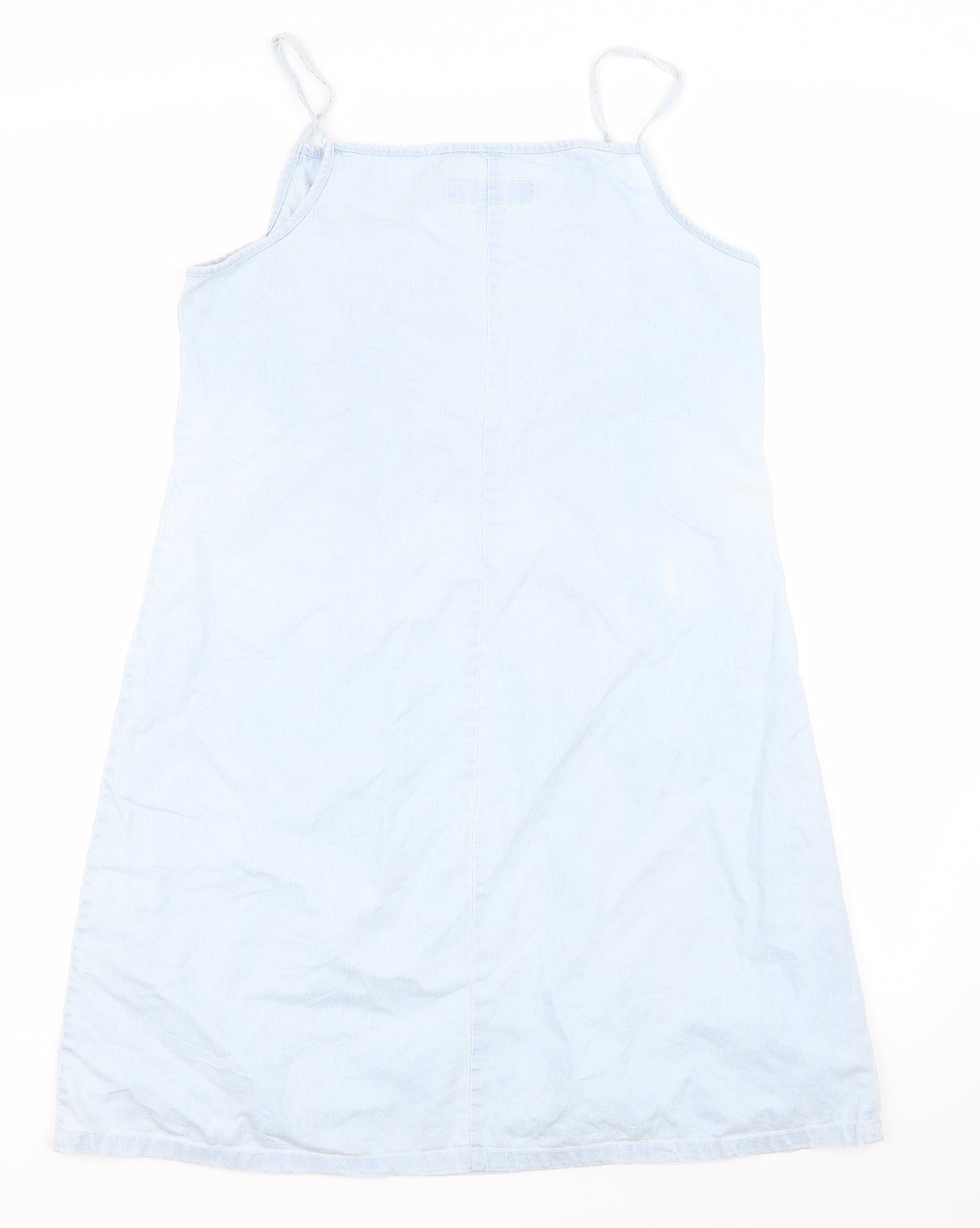 Xijilai Womens Blue   Tank Dress  Size L