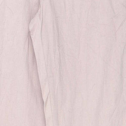 Shore Leave Womens Pink   Chino Trousers Size 30 in L29 in