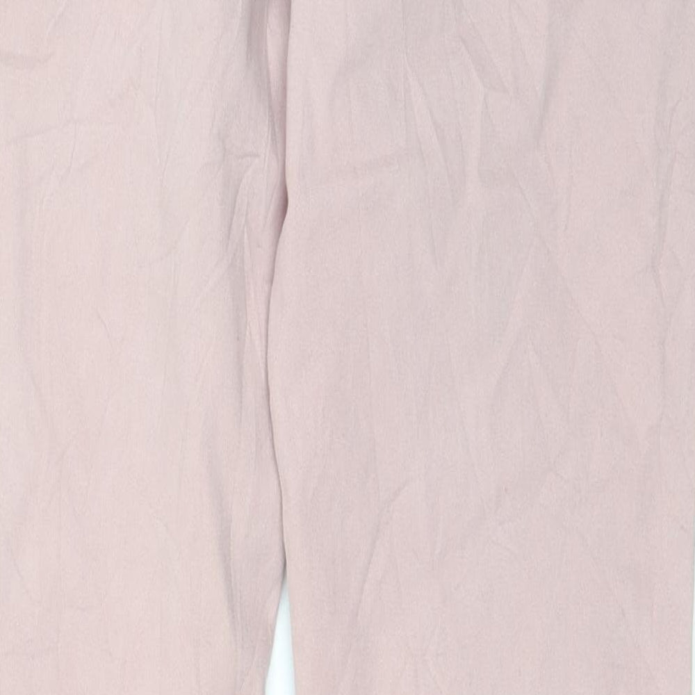 Shore Leave Womens Pink   Chino Trousers Size 30 in L29 in