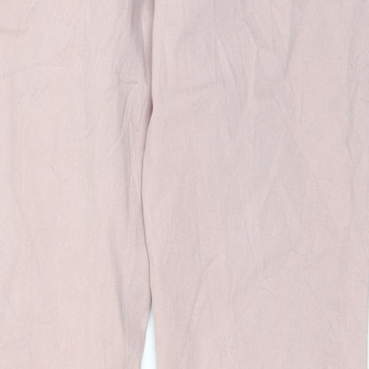 Shore Leave Womens Pink   Chino Trousers Size 30 in L29 in