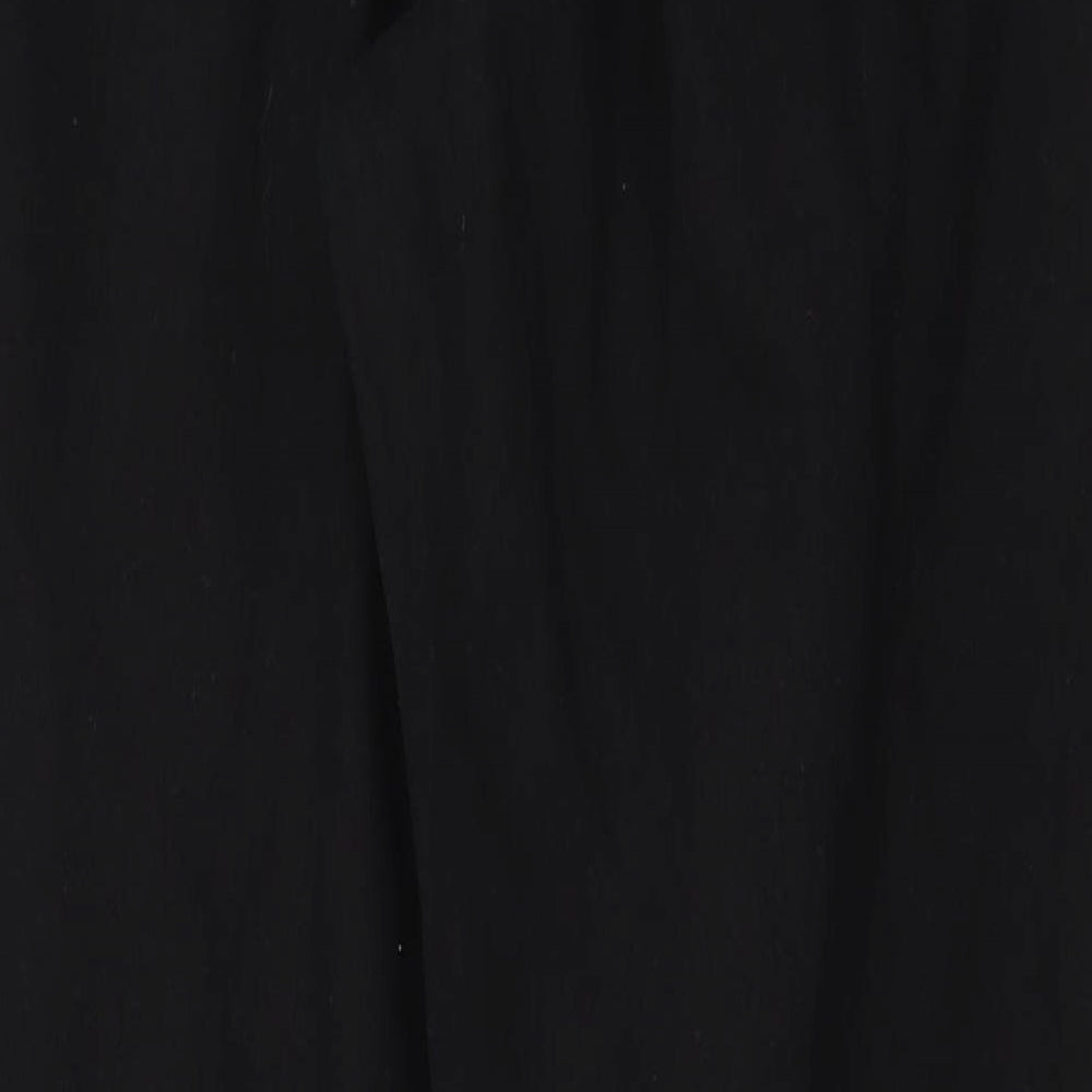 Pretty Little Thing Womens Black  Denim Mom Jeans Size 6 L30 in - Distressed Hems