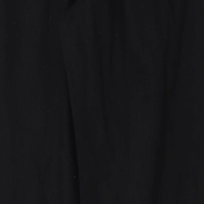 Pretty Little Thing Womens Black  Denim Mom Jeans Size 6 L30 in - Distressed Hems