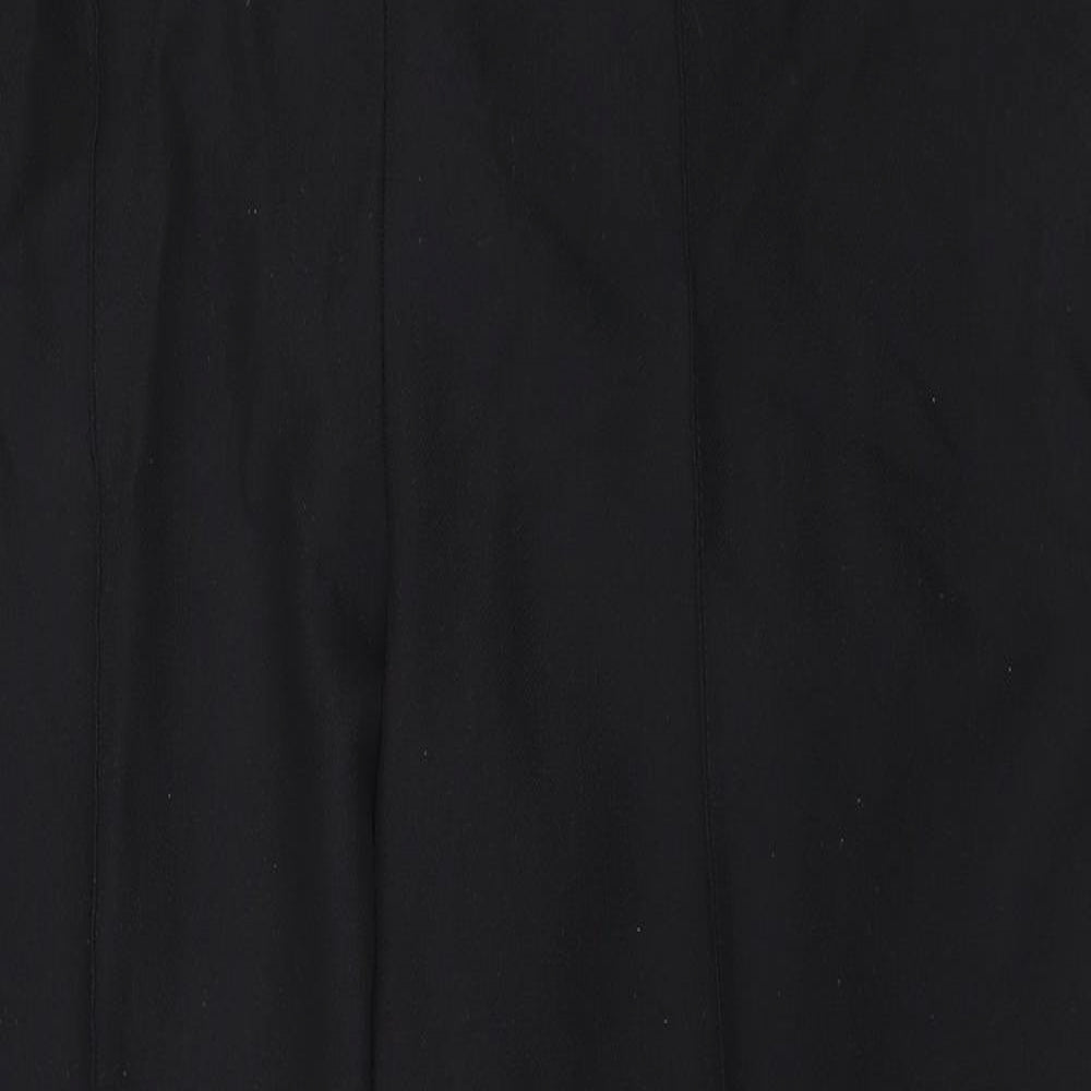 Womens UK Size 14 Papaya Regular Fit  Black Trousers