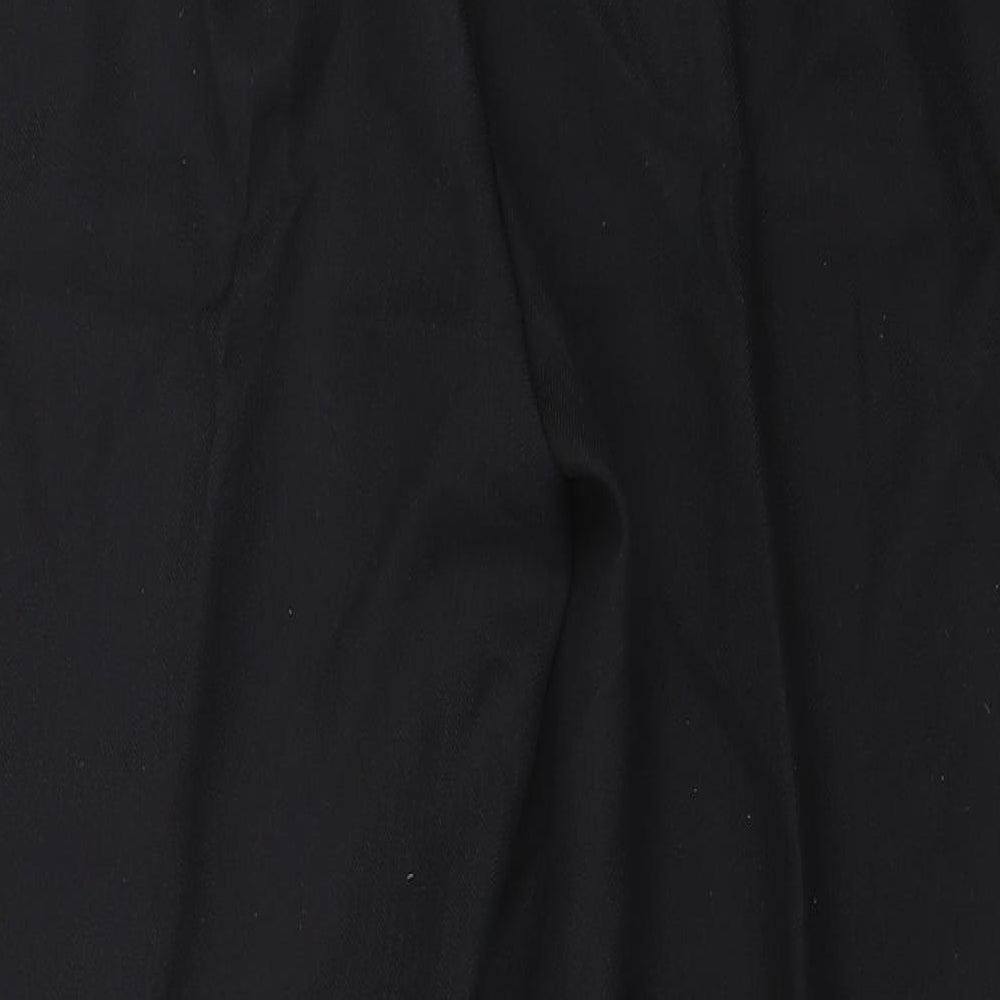 Womens UK Size 14 Papaya Regular Fit  Black Trousers