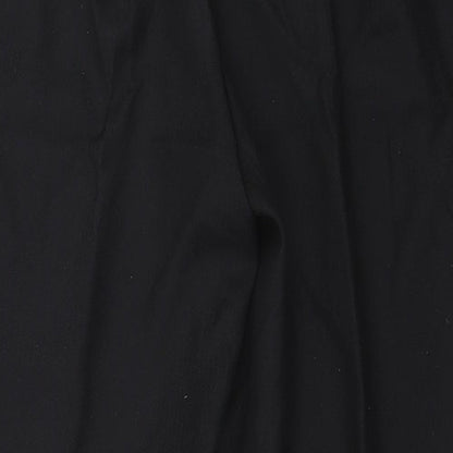 Womens UK Size 14 Papaya Regular Fit  Black Trousers