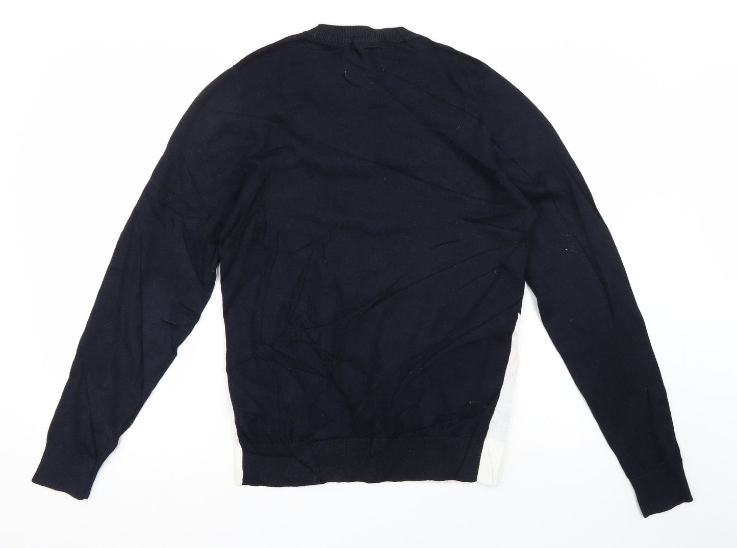 NEXT Mens Blue   Pullover Jumper Size S  - Grandpa Christmas