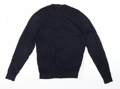 NEXT Mens Blue   Pullover Jumper Size S  - Grandpa Christmas