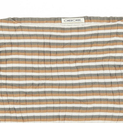 Cherokee Womens Multicoloured Striped  Pullover Jumper Size 14