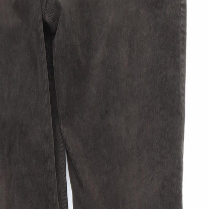 Womens UK Size  Preworn Regular Fit Skinny Brown Jeans