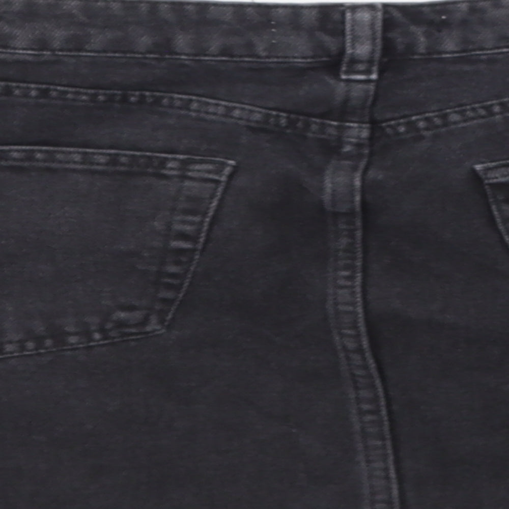 Womens UK Size 10 Denim & Co. A-Line Denim Skirt