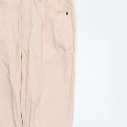 Liz Claiborne Womens Pink  Denim Straight Jeans Size 6 L27 in