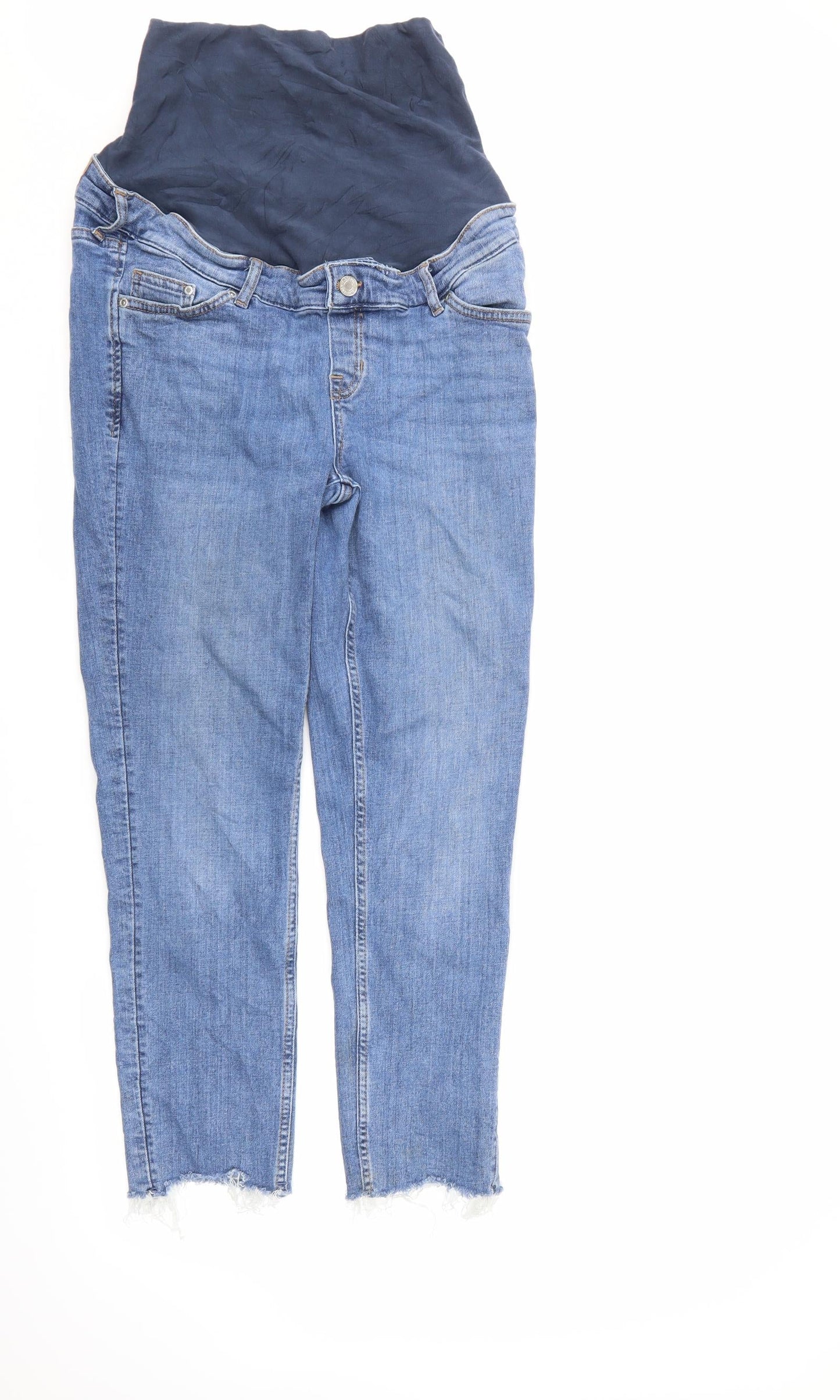 & denim Womens Blue  Denim Skinny Jeans Size M L25 in