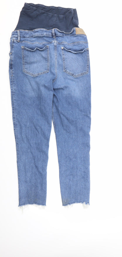 & denim Womens Blue  Denim Skinny Jeans Size M L25 in
