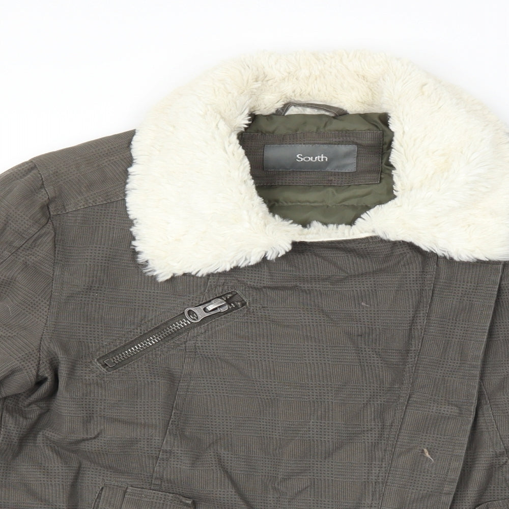 Womens UK Size 12 South Brown Jacket