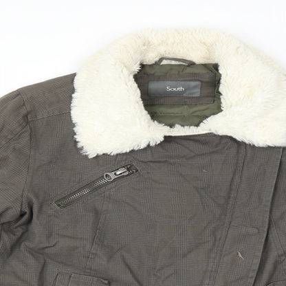 Womens UK Size 12 South Brown Jacket