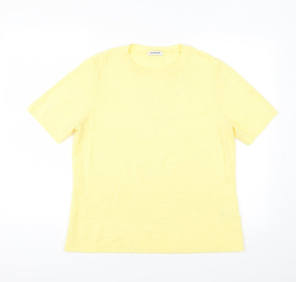 Damart Womens Yellow   Basic T-Shirt Size M